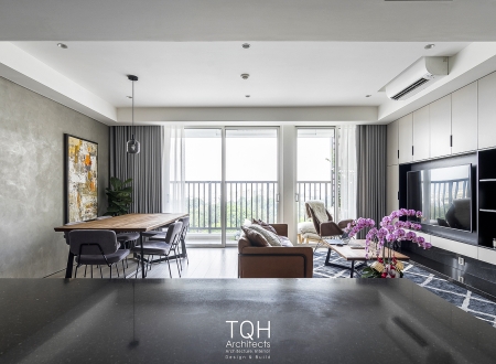Nét hài hòa và nhã nhặn trong thiết kế căn hộ | TQH Architects